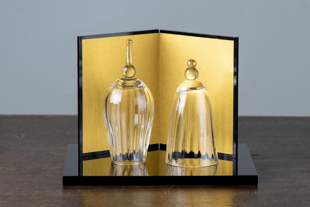 UNGAPLUS（うんがぷらす）：小樽硝子雛/STANDING GLASS “HINA” (MIYABI)