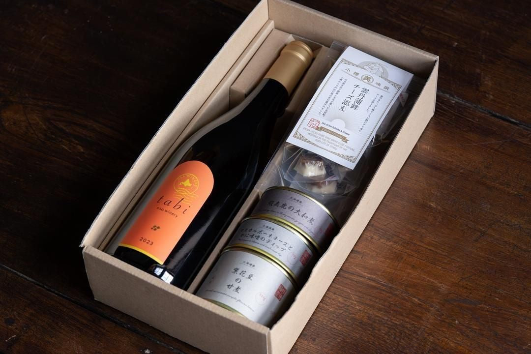 ワインBOX 10個セット！都内手渡し UNGAPLUS（うんがぷらす）：OSA WINERY 「tabi」＋おつまみSET