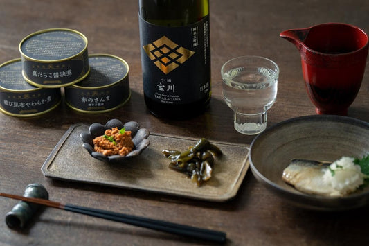 Tanaka Sake Brewery "Takarakawa" + HOKKAI CAN + Set of Hokkaido-produced confits