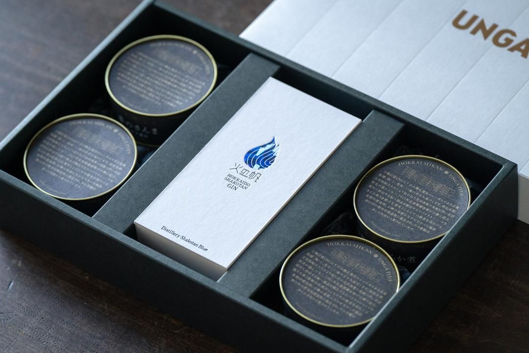 積丹ジン「火の帆」100ml＋HOKKAI CANセット image 1