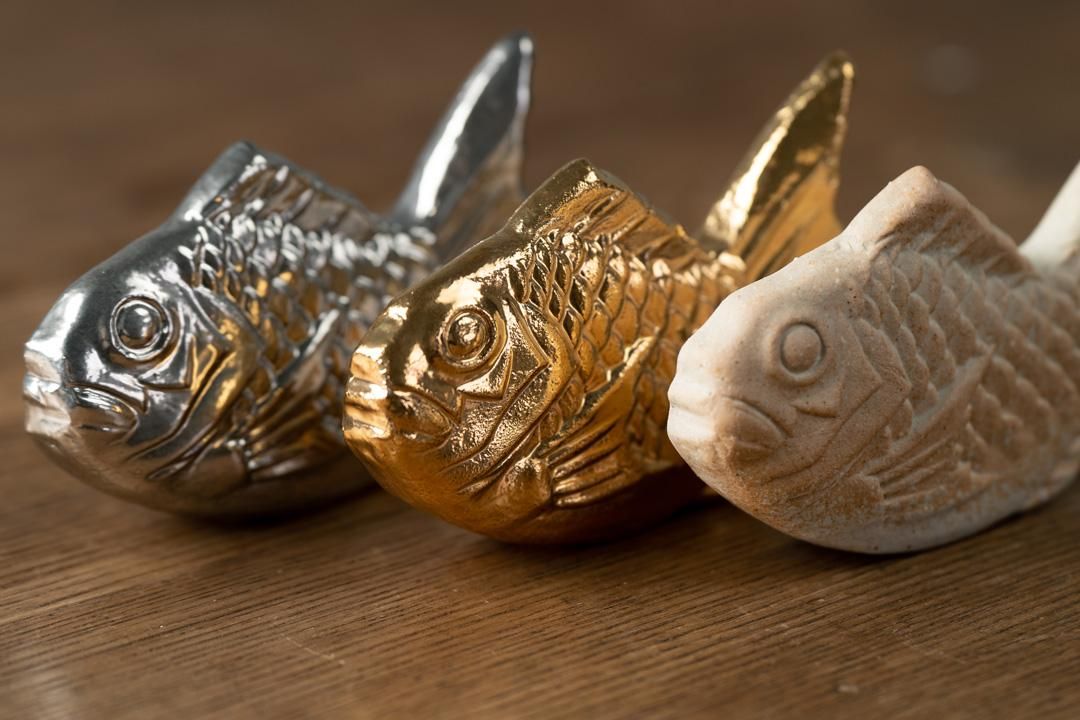 [unga+gift] OTARU・KUTANI Wooden Model of a Lucky Goldfish image 3