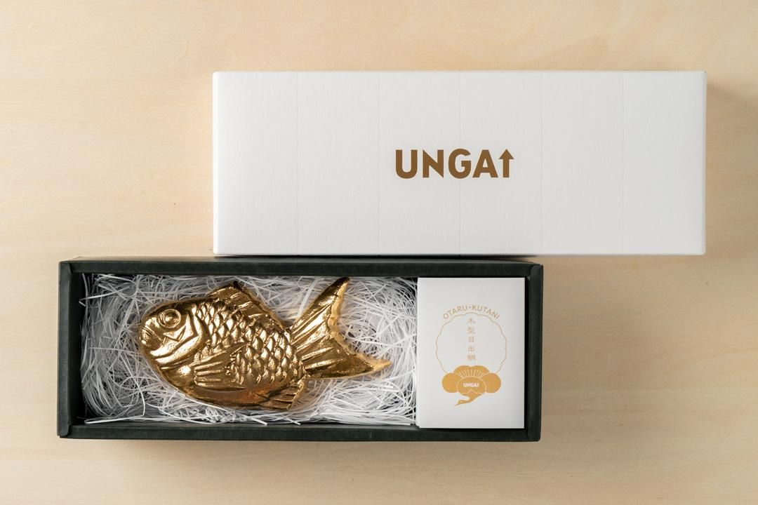 [unga+gift] OTARU・KUTANI Wooden Model of a Lucky Goldfish image 5