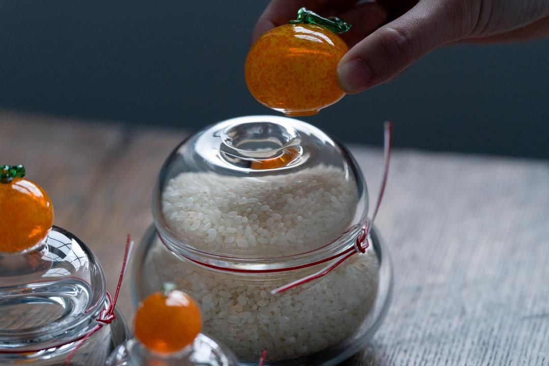 [KIM GLASS DESIGN] Glass Mirror Rice Cake from Otaru image 5