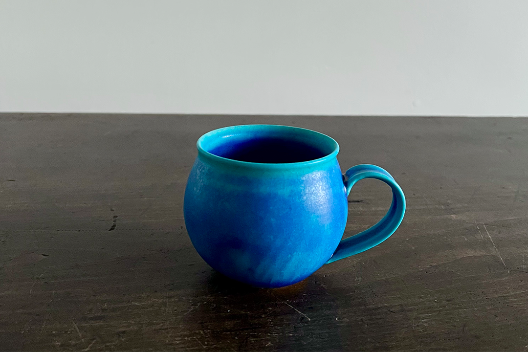 【三津 和広】 積丹ブルー丸マグカップ image 1