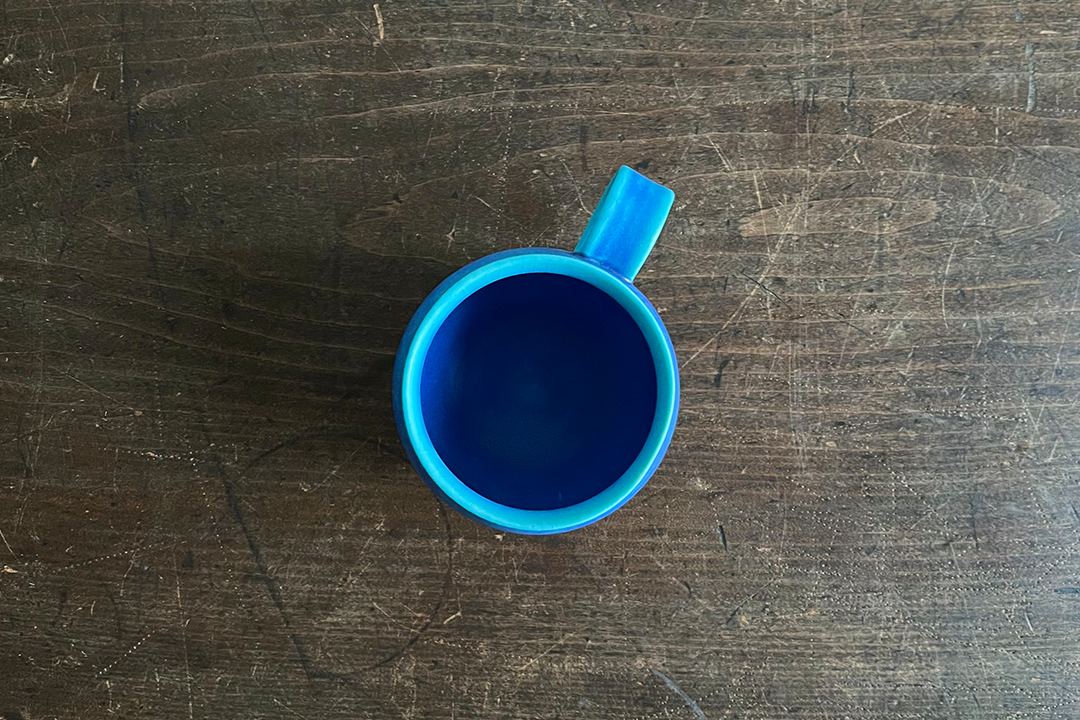 【三津 和広】 積丹ブルー丸マグカップ image 2