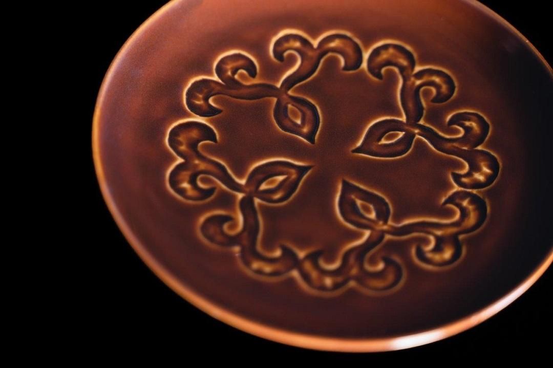 AINU × 有田燒鑄盤 糖果釉 5 英吋（冰川清） image 2