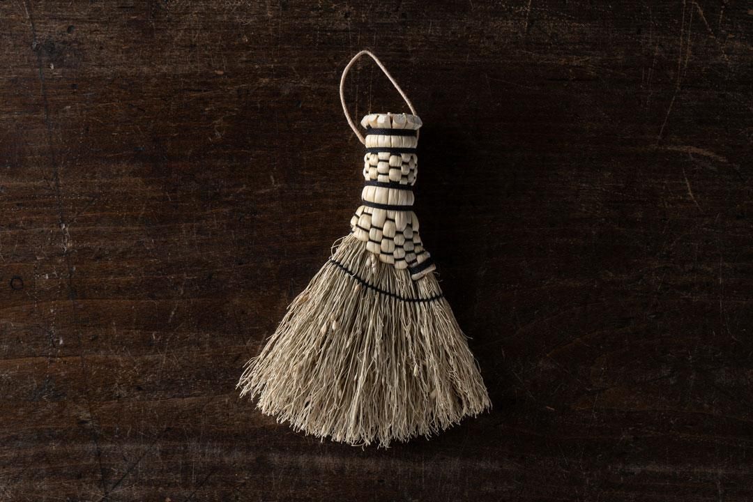 小型斜掃帚 15公分/復古黑色 image 1