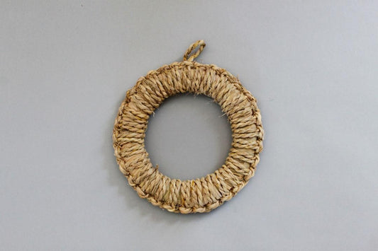 Homma Kazuyuu Shop 草編隔熱墊，中號