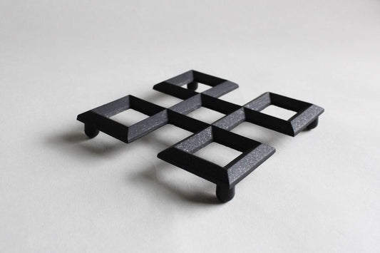 Chushin no Kobo 鍋架，格紋圖案