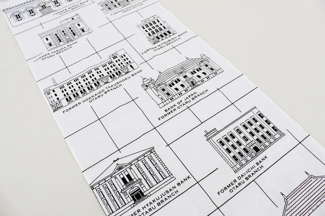 Ironai Bank District Japanese Tenugui image 2