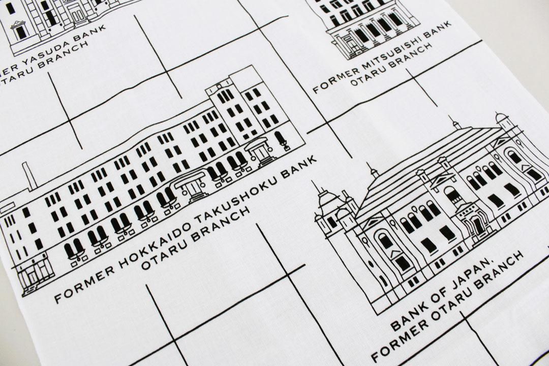 Ironai Bank District Japanese Tenugui image 3