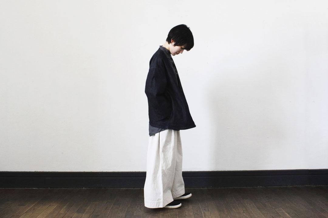 NAKASHI 牛仔夾克（縫線海軍藍） image 7