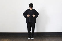 NAKASHI 牛仔圍裙背心（白色縫線） thumb 10