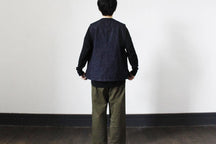 NAKASHI denim apron vest (navy stitching) thumb 6