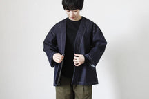 NAKASHI 牛仔半袢外套（白色縫線） thumb 1