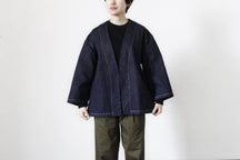 NAKASHI 牛仔半袢外套（白色縫線） thumb 2