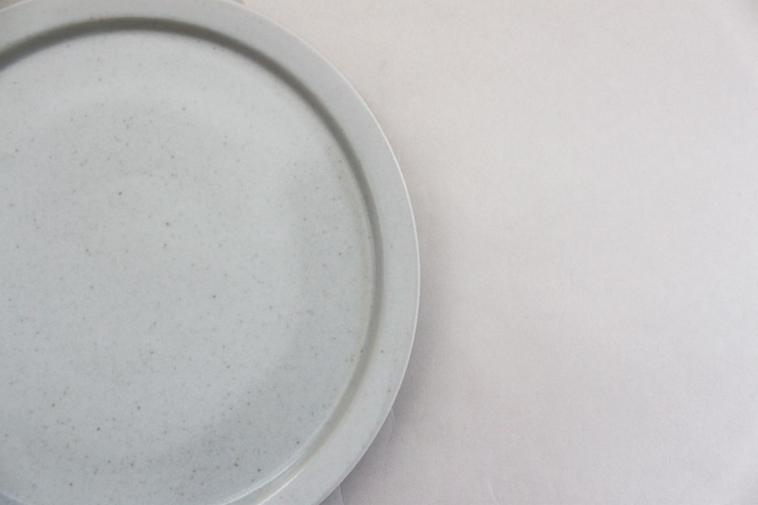 KIHARA 古白磁 7寸平皿 image 2