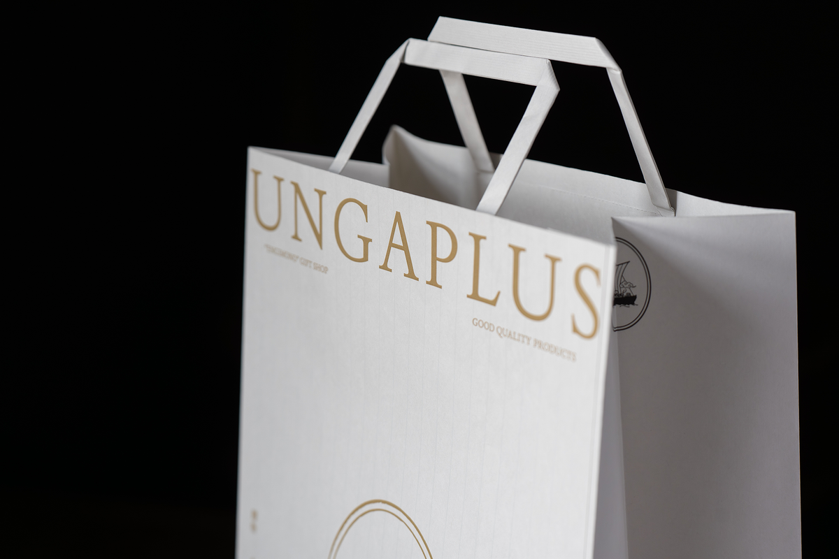 UNGAPLUS(うんがぷらす):ショップ紙袋 UNGAPLUS(うんがぷらす):ショップ紙袋