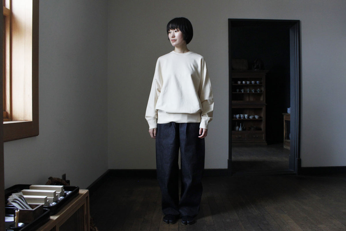 NAKASHI 牛仔半袢外套（白色縫線） image 1