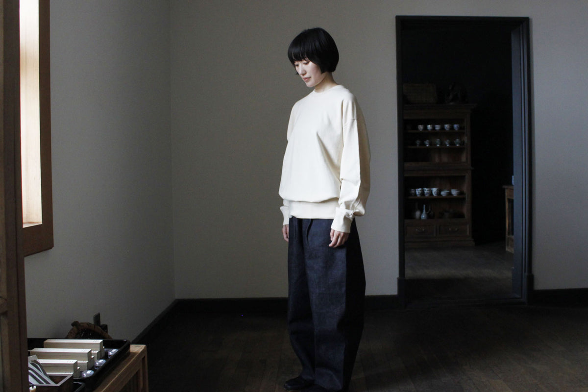 NAKASHI 牛仔半袢外套（白色縫線） image 2