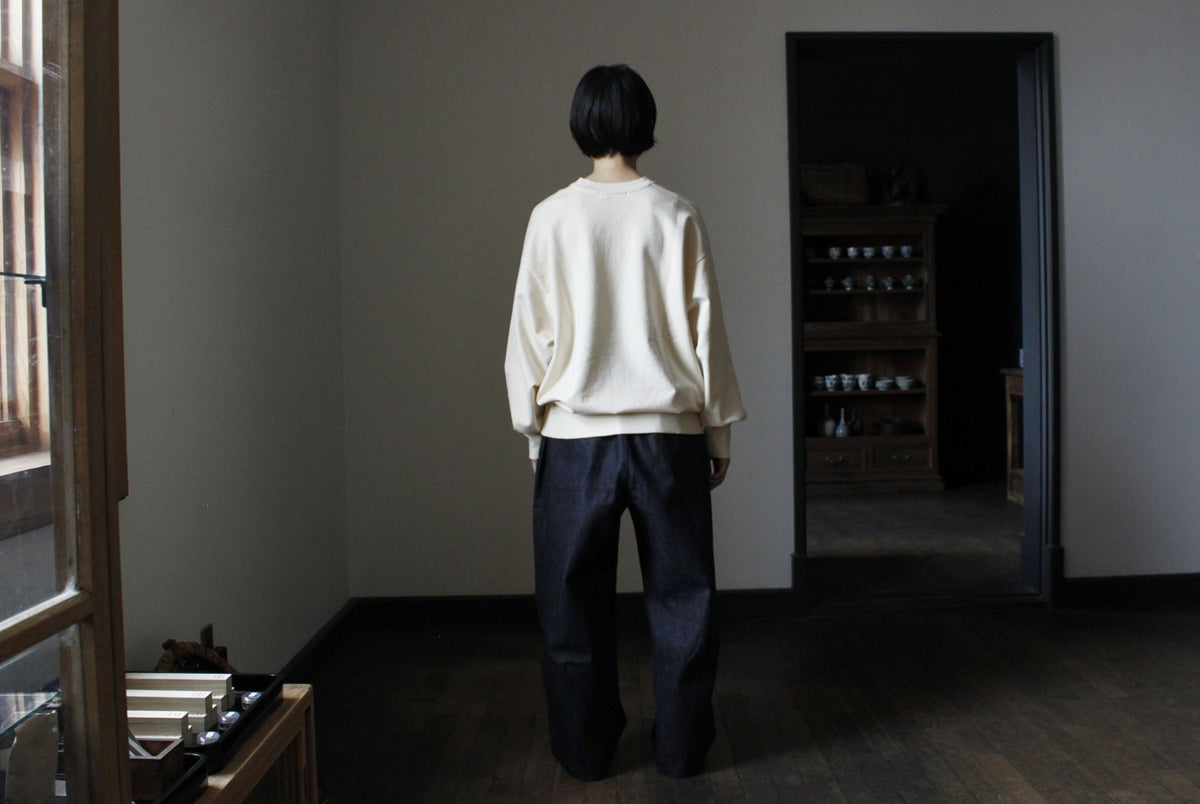 NAKASHI 牛仔半袢外套（白色縫線） image 3