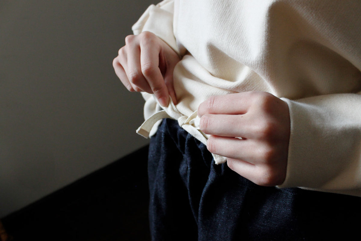 NAKASHI 牛仔半袢外套（白色縫線） image 4