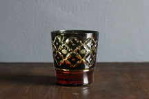 深川硝子工芸 花七宝 オールド 黒琥珀 thumb 1