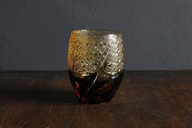深川硝子工芸 漁火 タンブラー 黒琥珀 thumb 1