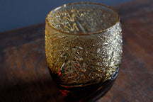 深川硝子工芸 漁火 タンブラー 黒琥珀 thumb 2